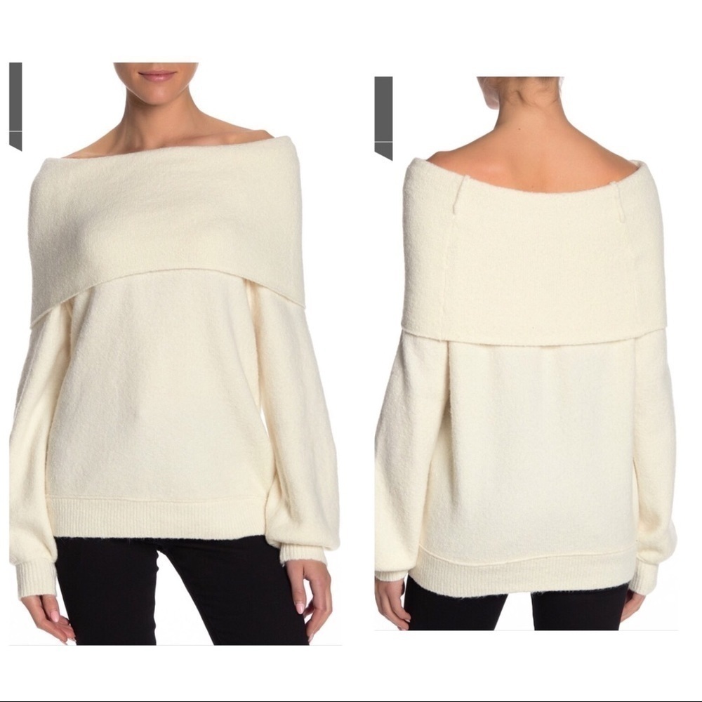 Free People Echo Beach Cowl Neck Sweater